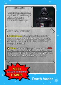 Darth Vader MOD CARD